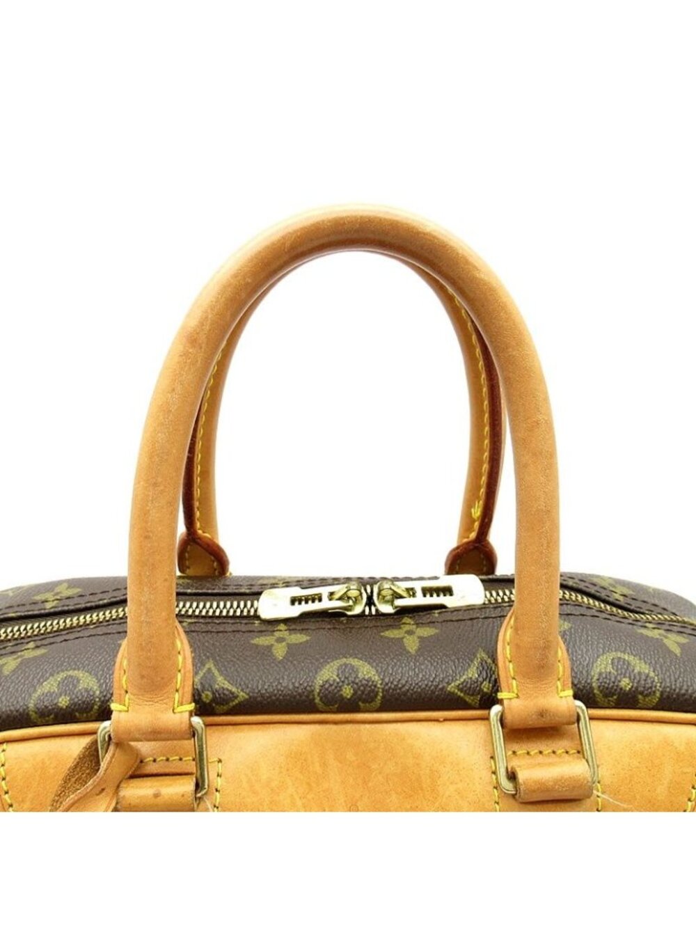 ★SOLD★ ★SOLD★ Louis Vuitton Deauville Monogram Handbag Brown - Picture 2 of 7
